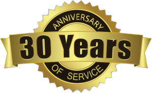 Celebrating 30 years of service